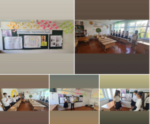 7"Ә" сынып оқушыларымен Аширбаева Назгүл Нышанбайқызының ұйымдастыруымен "Тілім менің-тірлігімнің тірегі" атты тәрбие сағаты өтті.