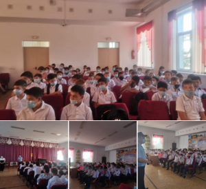 " Әрқашан абай болайық" оқушылар арасында адам өміріне зиян келтіретін заттарды тасып жүрудің алдын алу мақсатында түсіндірме жұмыстары жүргізілді.