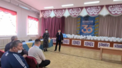 Мектебіміздің  5 сыныптарының  ұл балдарына түсіндірме жұмыс