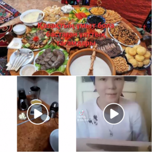 "Дәстүр мен ғұрып" жобасы аясында "Ұмыт бола бастаған ұлттық тағамдар" тақырыбында оқушылар ұмыт болып жатқан тағамдарды дайындау тәсілін көрсетті.